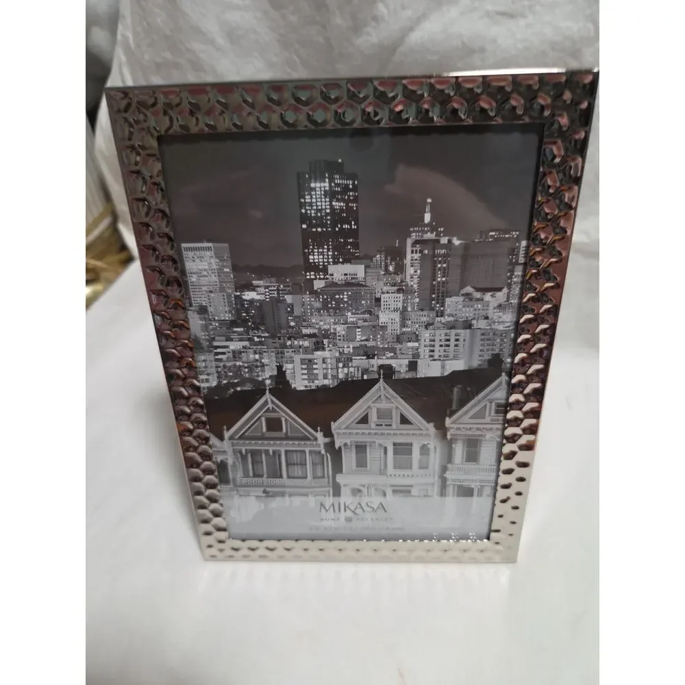 Mikasa Honeycomb Silver 5 X 7 Picture Frame